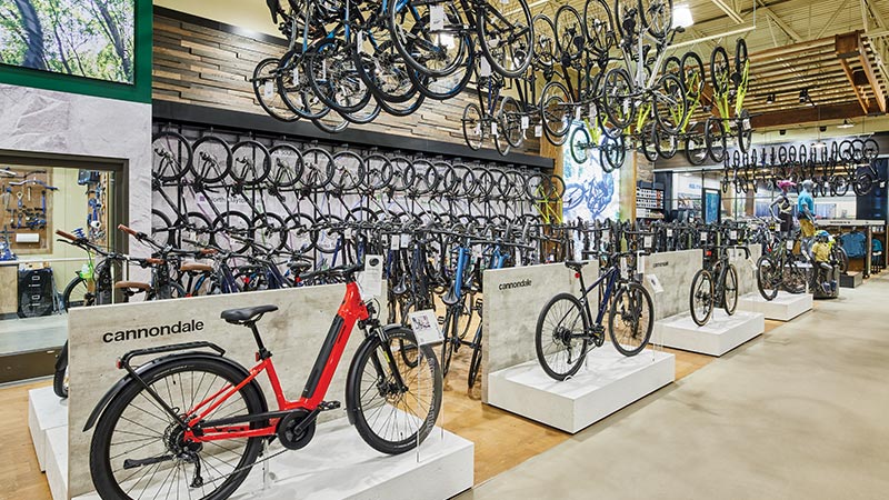 Bikes display