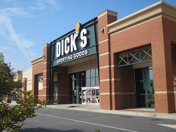Store front of DICK'S Sporting Goods store in Greensboro, NC